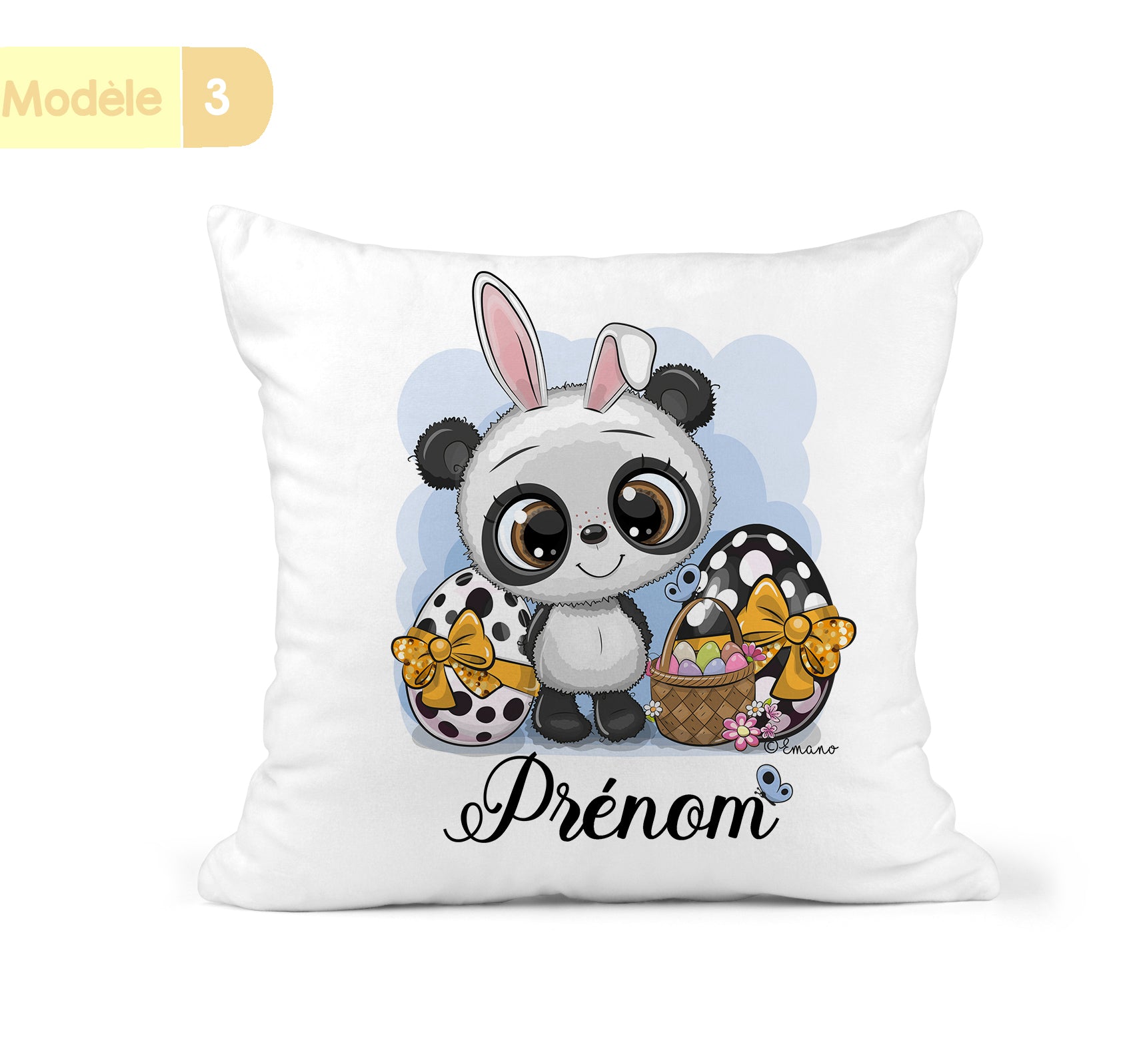 Coussin personnalisable -thème  Pâques