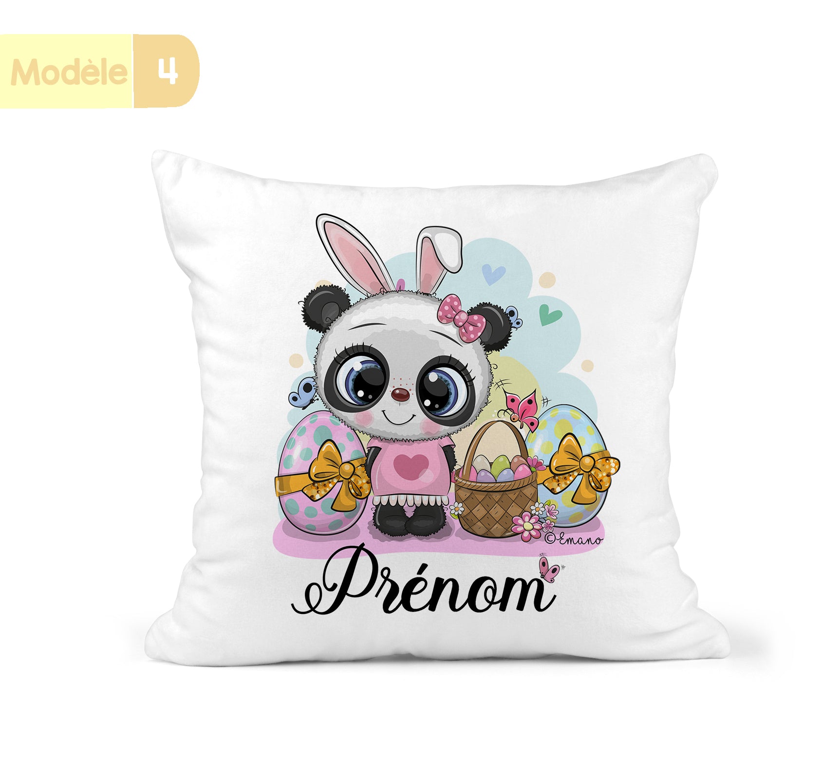 Coussin personnalisable -thème  Pâques