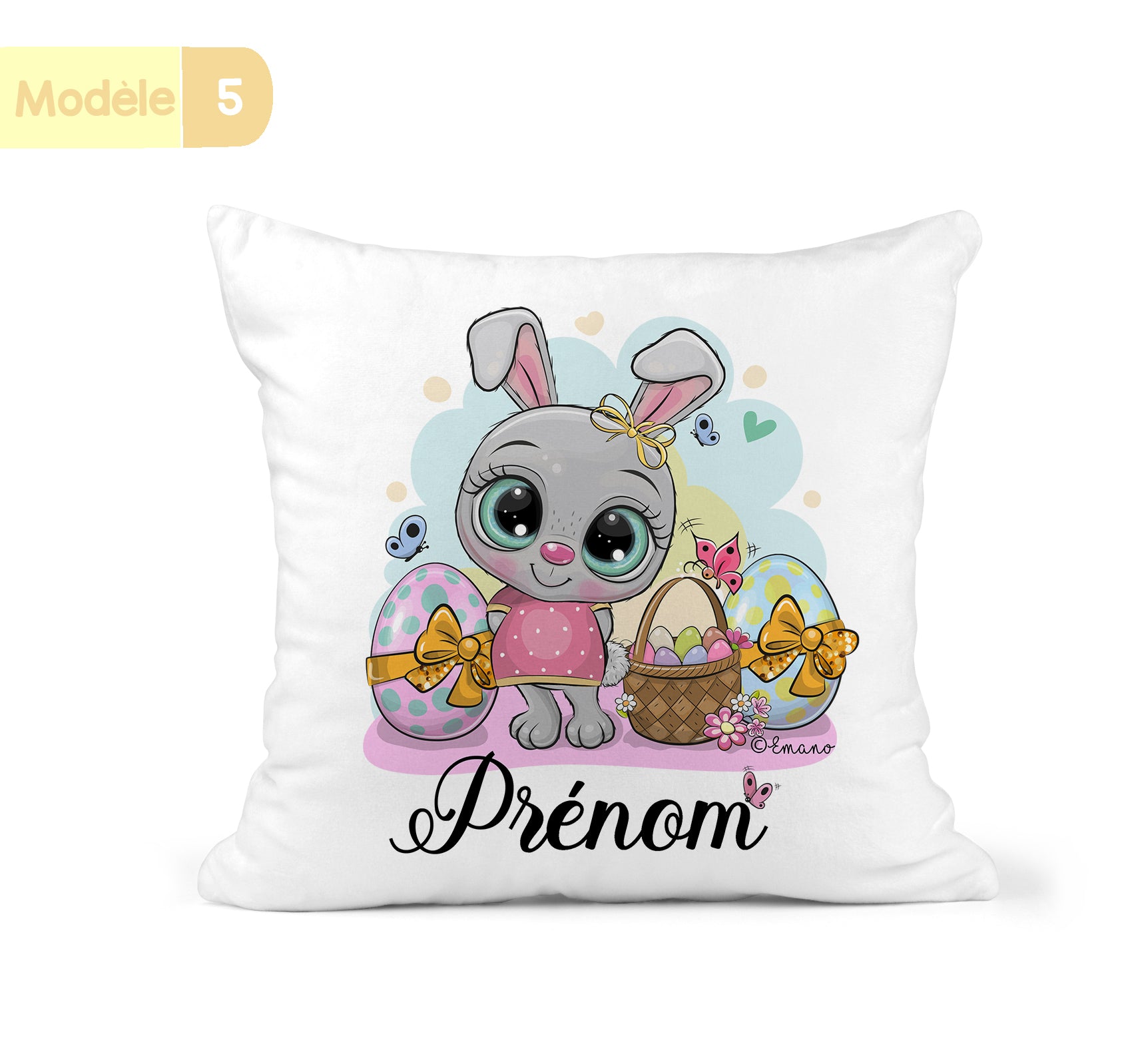 Coussin personnalisable -thème  Pâques