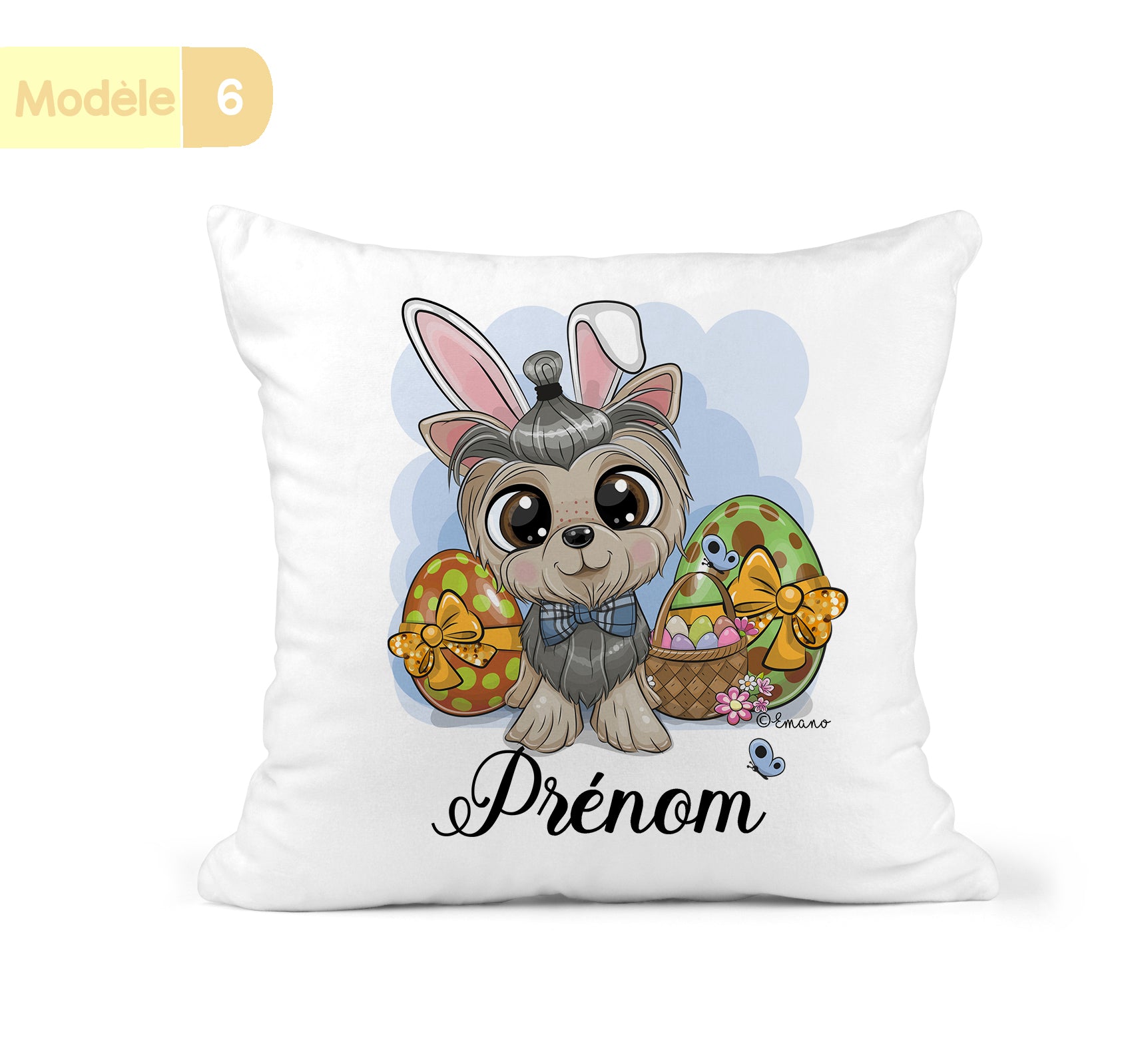 Coussin personnalisable -thème  Pâques