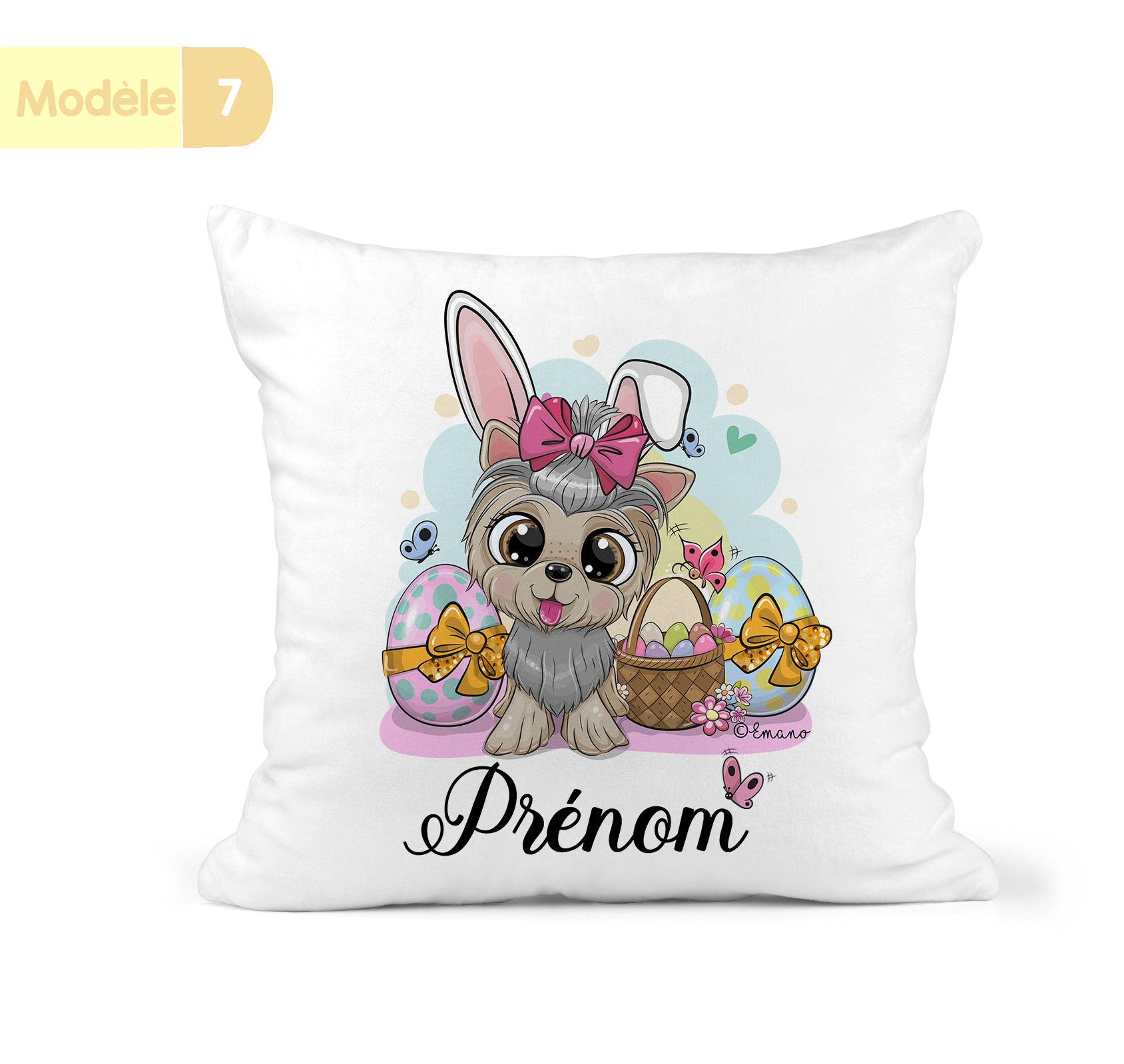 Coussin personnalisable -thème  Pâques