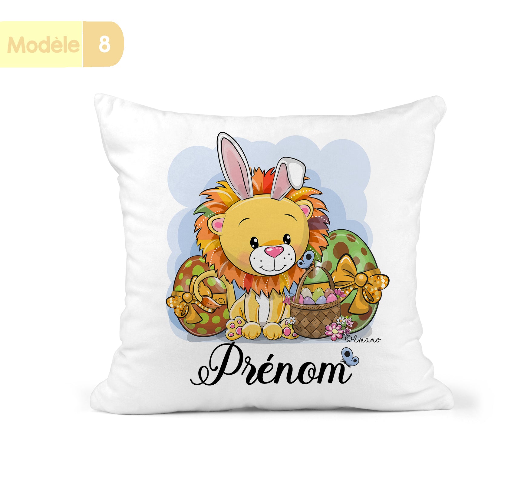 Coussin personnalisable -thème  Pâques