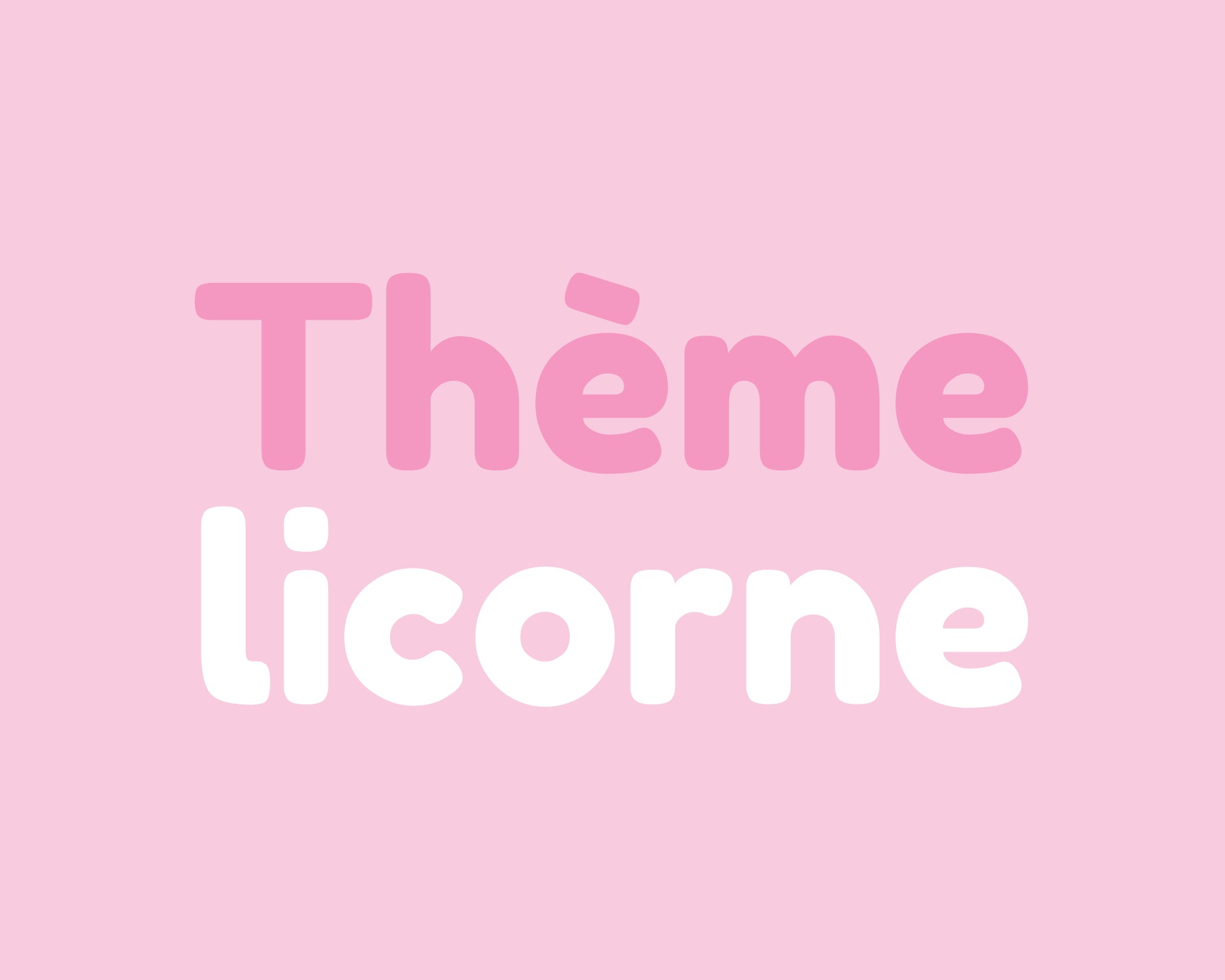 Panier de Pâques personnalisé -Thème licorne